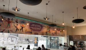 Schwarzer Pulsar heizt ein Café