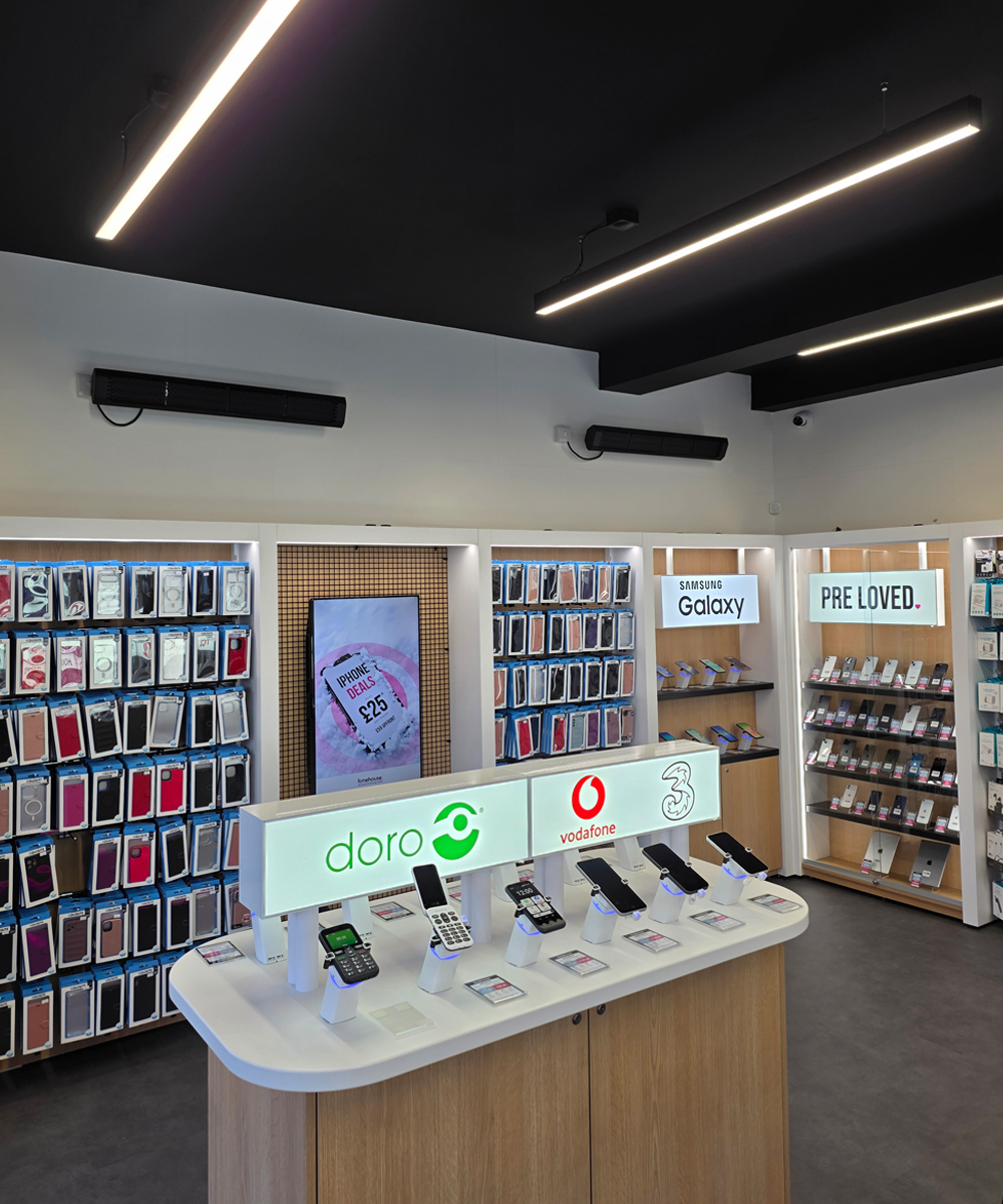 Aspect XL im Geschäft installiert