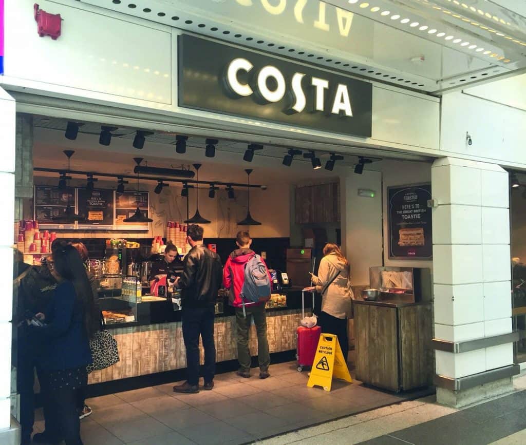 Costa Coffee Liverpool Street - mit Aspect XL3