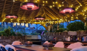 Hawaii terrassenheizer zum Aufhängen