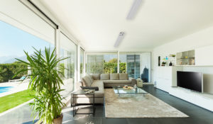 Herschel Summit Weiß in einem Wintergarten