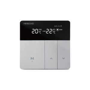 Herschel iQ T-MKS Netzbetriebener WiFi-Thermostat – Silber