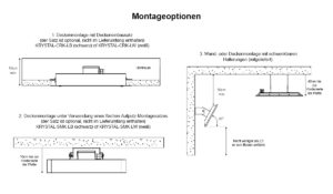 Krystal Montageoptionen