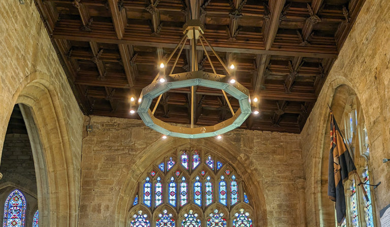 Halo-Installation in der All Saints‘ Church