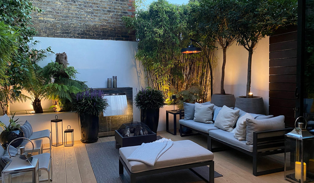 Hercshel Hawaii Wave heizt stilvolle Terrasse