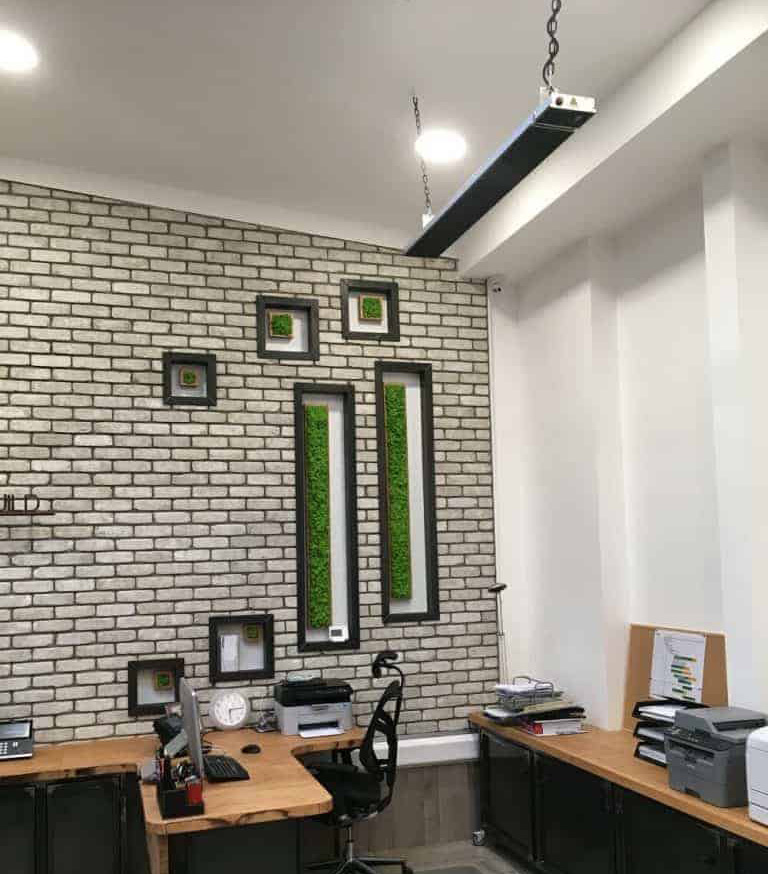 Herschel Summit-Heizung im Büro