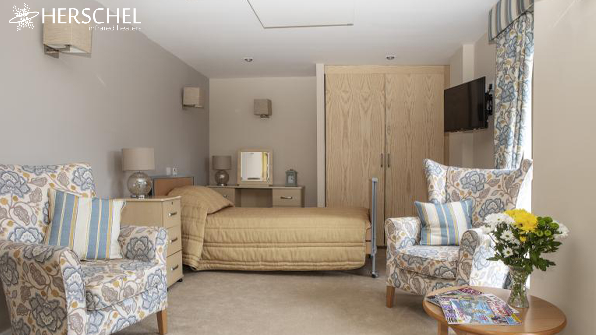 Infrarotheizung für Pflegeheime und Sozialwohnungen