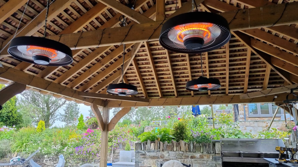 Hängende Terrassenheizungen