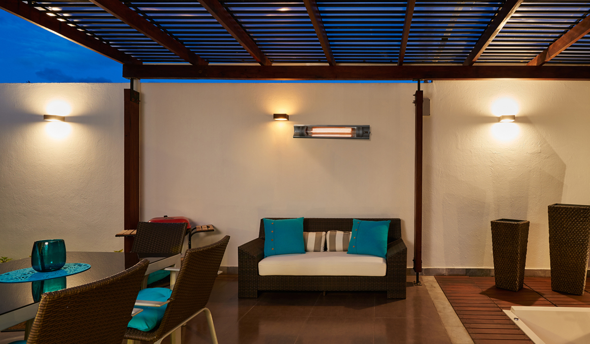 Herschel Colorado – schwarzer elektrischer Terrassenheizer